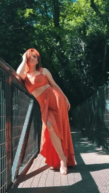 Lady on fire Top