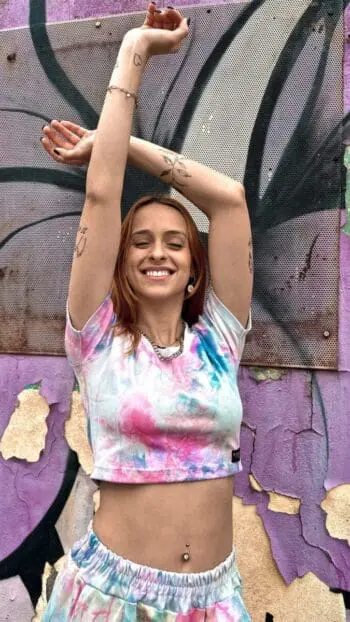 RAINBOW CROP TOP