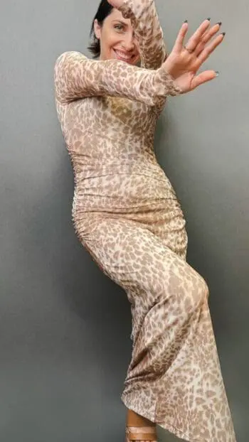 WILD CAT MAXI DRESS