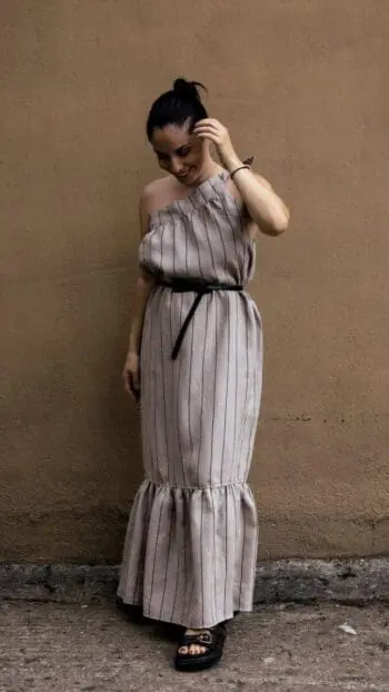 LINEN DRESS