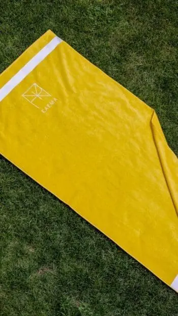 YELLOW BEACH TOWEL