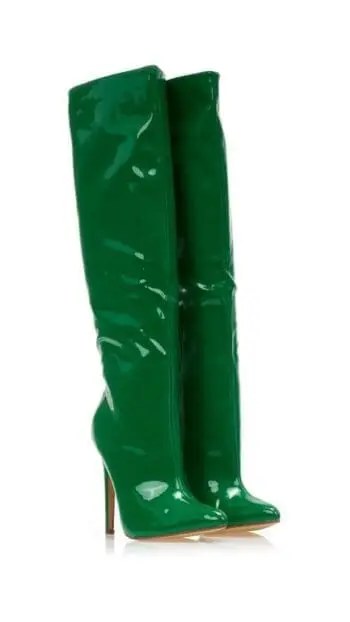Emerald Gloss Boots