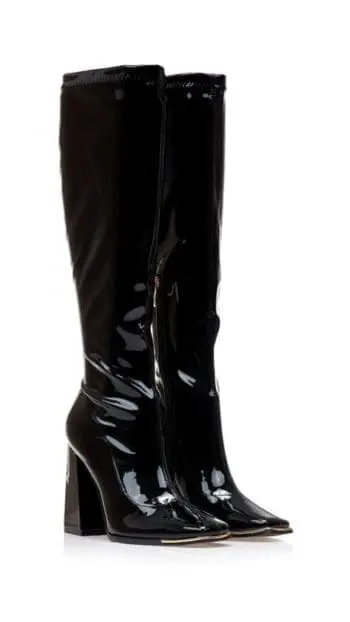 Glam Gold Edge Boots