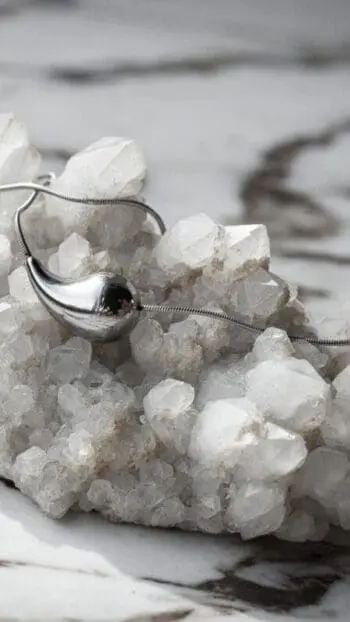 Minimalist Silver Drop