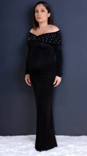 DIAMOND VEIL MAXI DRESS