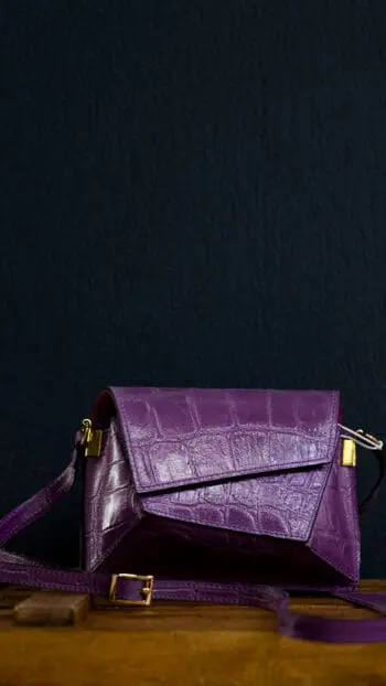 PURPLE EDGE MINI BAG