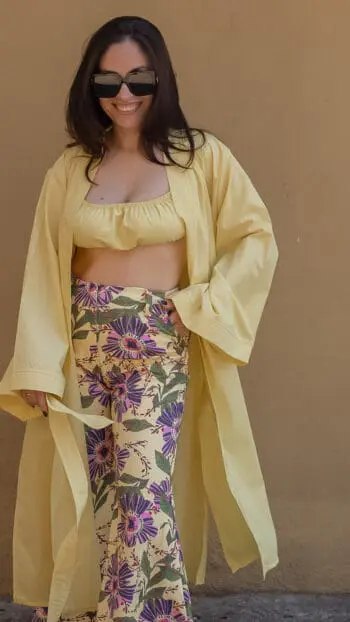 LEMON BREEZE KIMONO