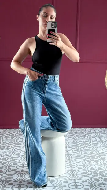 SKYLINE WIDE JEANS