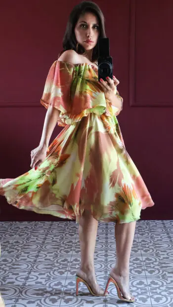 TROPICAL BLOOM DRESS