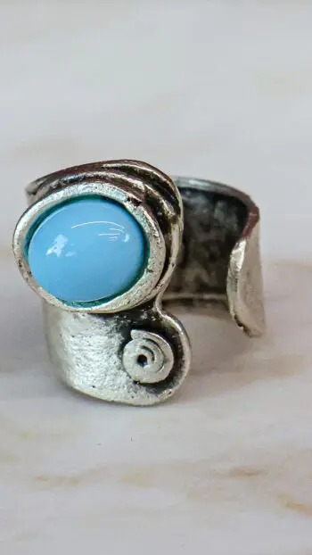 SILVER TURQUOISE RING
