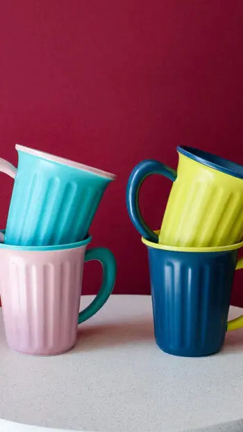 COLORBLOCK CERAMIC MUG