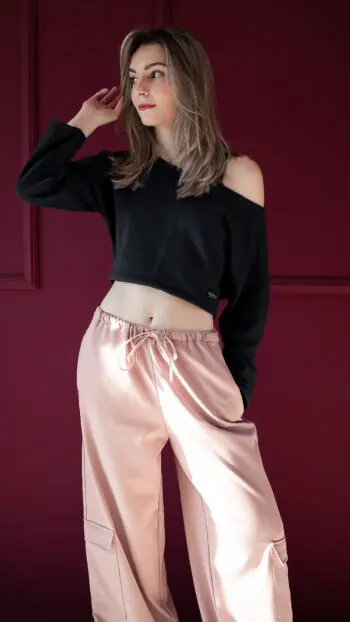 BLUSH CARGO PANTS