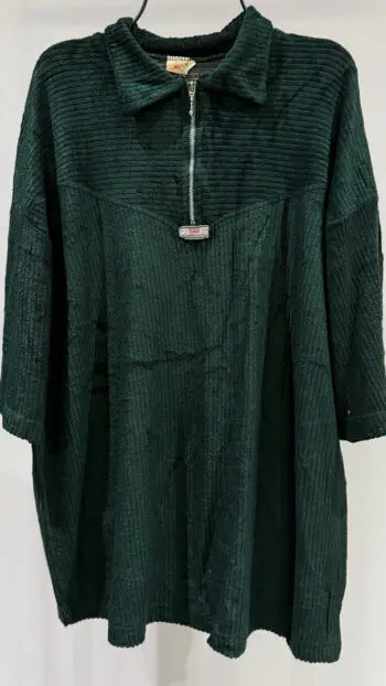 Levi’s Ribbed Velvet Zip Top