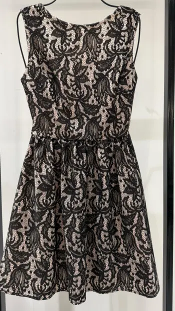 Black Nude Lace Dress