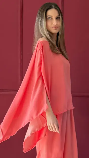 CORAL BREEZE BLOUSE