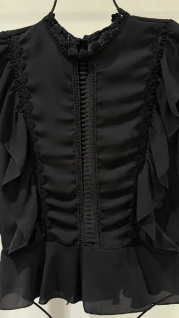 Amélie Black Peplum