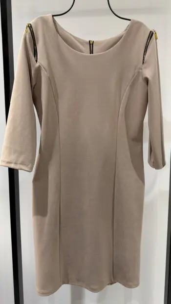 NUDE MIDI DRESS - Sample Piece