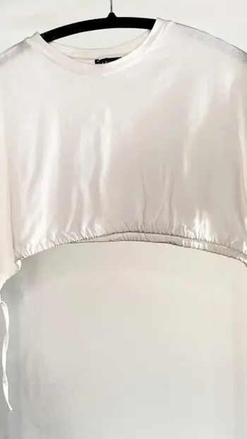 Minimal Tie Crop Top