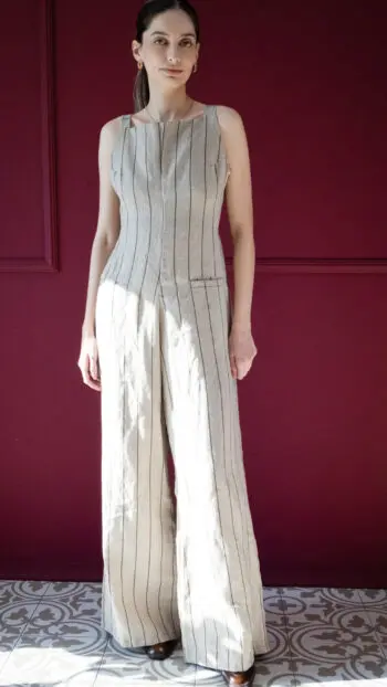 LINEN AURA JUMPSUIT
