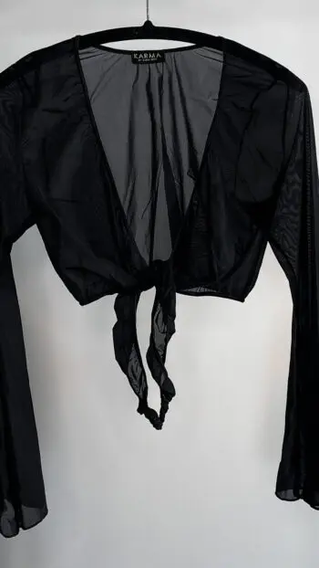 Midnight Sheer Top
