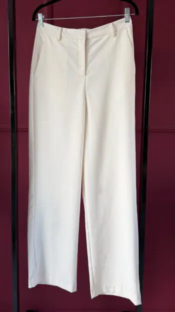 IVORY TAILORED PANTS