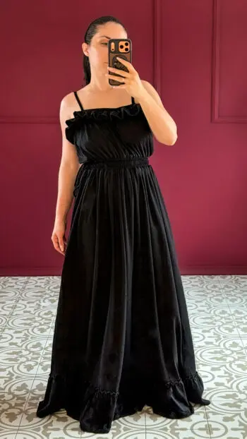 RUFFLE BREEZE MAXI DRESS