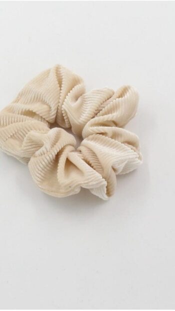 VELVET RIB SCRUNCHIE